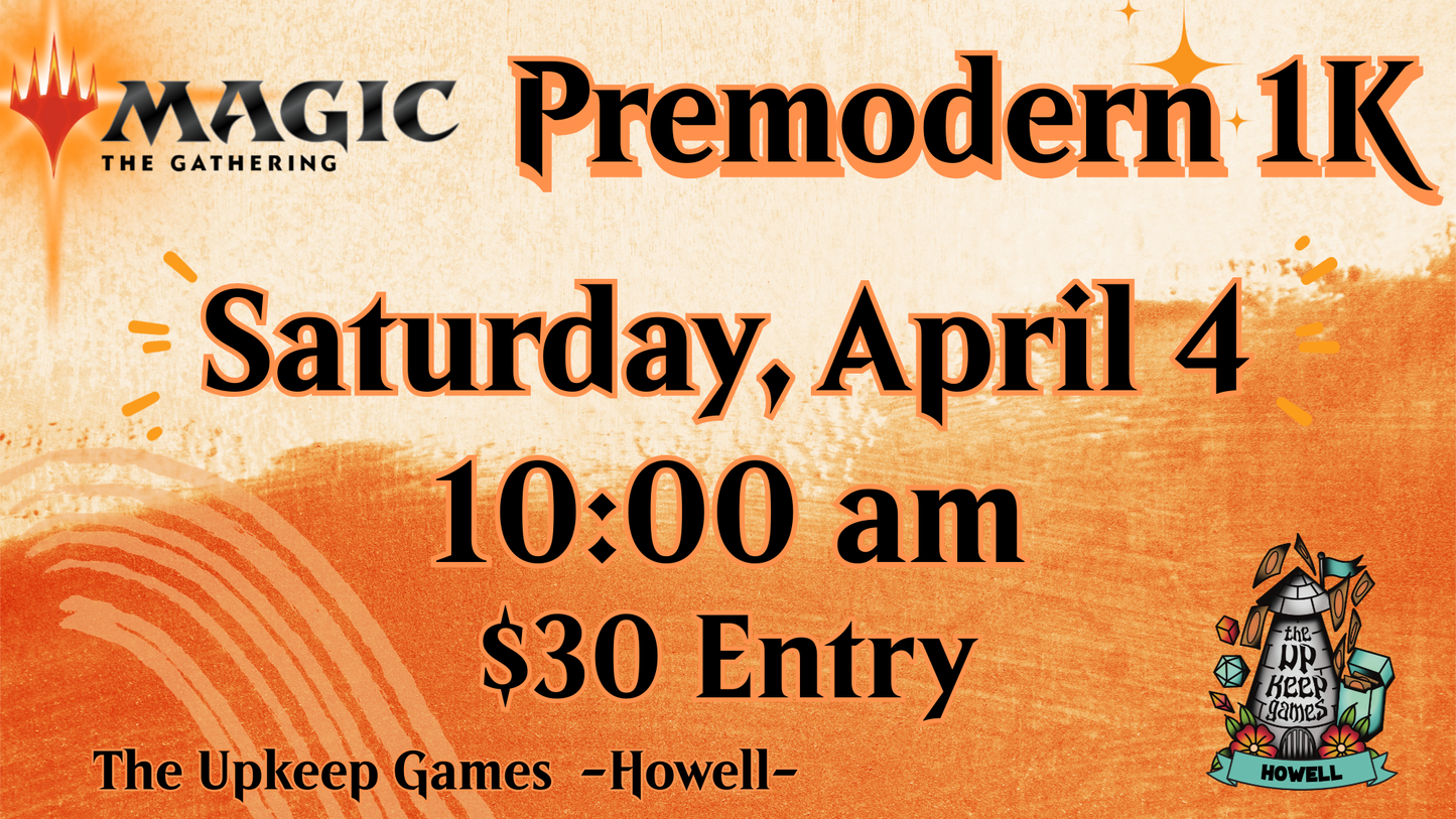 Magic the Gathering - Premodern 1K - April 4, 2026 - Howell